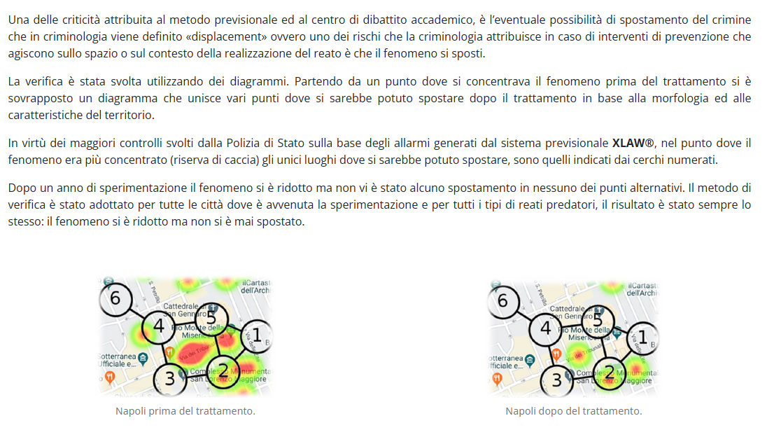 Mancato spostamento del crimine